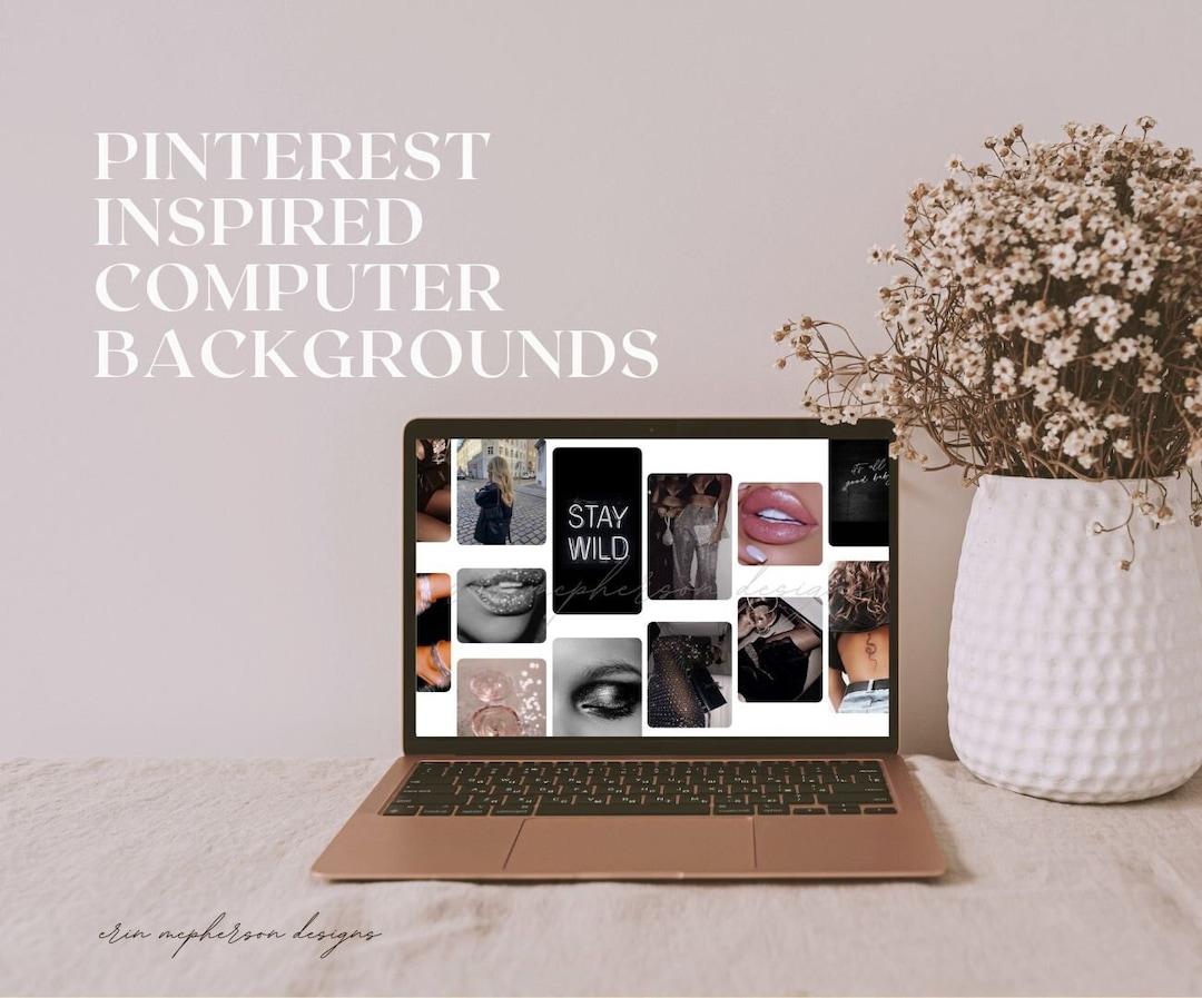 Computer Background Pinetrest Pinterest Inspired Desktop Background - Etsy UK