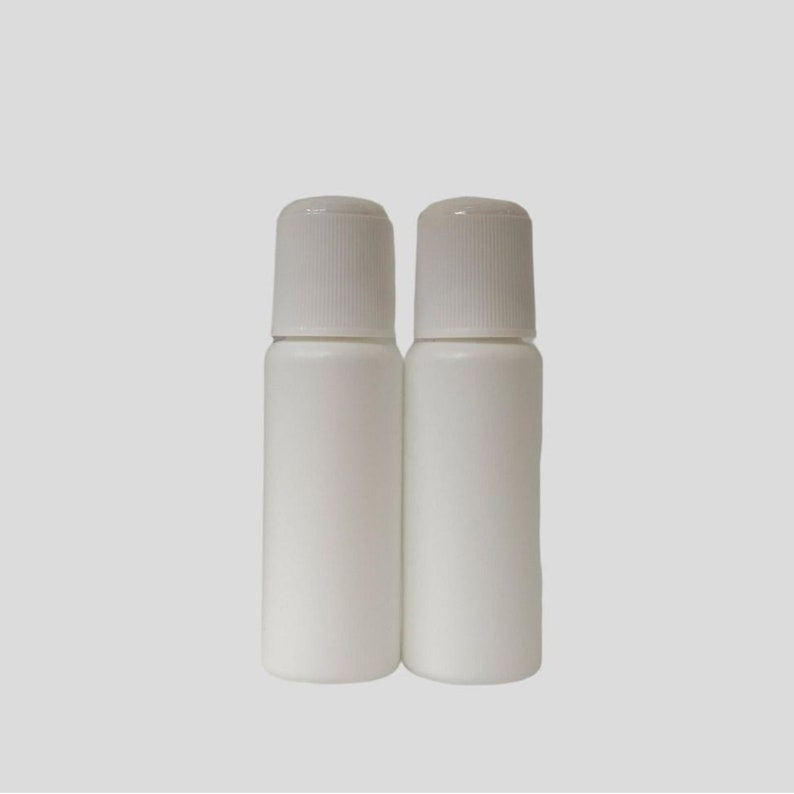 50g Refill White Talcum Powder Bottles HDPE Plastic With Screw Top