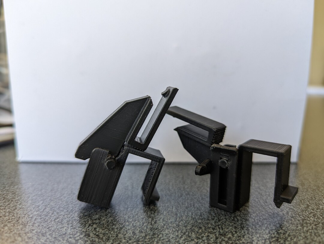 thumbnail image 2 of Replacement Hinges For Thorens TD 160 166 145 146 MKII – Dust Cover Chassis Hinges Left & Right – Black Unbranded 2 of 6