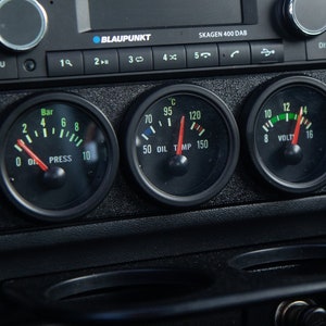 Uchwyt wskaźnika VDO z radiem DIN Ø52mm