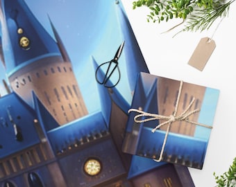 Magical wizarding castle themed Wrapping Paper