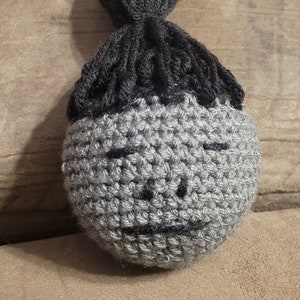 Crochet Shrunken Head pattern, crochet pattern, shrunken head, Halloween crochet pattern, Halloween crochet plush, Spooky crochet pattern