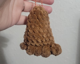 Bigfoot bag charm, Squatch foot, Sasquatch keychain, Bigfoot backpack clip, Sasquatch bag charm, crochet foot charm, crochet Sasquatch foot