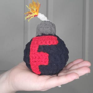 F bomb funny crochet gift for coworker friend, funny office gifts, funny office desk accessories, desk buddy, office fun, office accessory