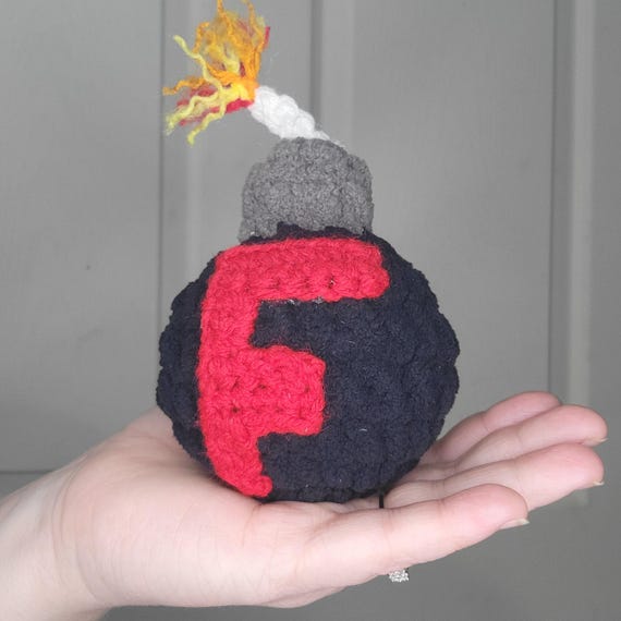 F bomb funny crochet gift for coworker friend, funny office gifts, funny office desk accessories, desk buddy, office fun, office accessory