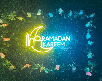 Eid gift,Ramadan neon sign light, Ramadan banner,Eid mubarak decor,ramadan mubarak neon light,eid mubarak yard sign