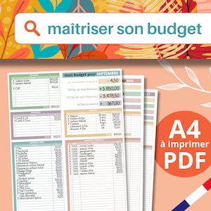Monthly Budget Planner Easy to print