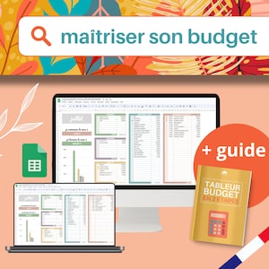 Eenvoudig budget in het Frans, Google Spreadsheets Spreadsheet, Budgetplanner