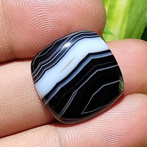 Black Banded Agate Cabochon Natural Banded Agate Gemstone, Stone Loose Gemstone For Making Jewelry At Whole Sale Price