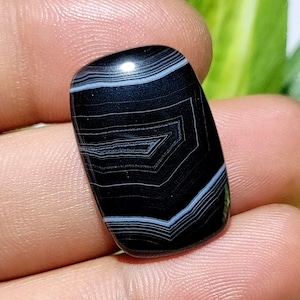 Black Banded Agate Cabochon Natural Banded Agate Gemstone, Stone Loose Gemstone For Making Jewelry At Whole Sale Price