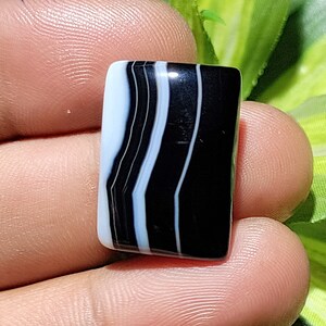 Black Banded Agate Cabochon Natural Banded Agate Gemstone, Stone Loose Gemstone For Making Jewelry At Whole Sale Price