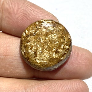 Natural Bronzite Cabochon: Handmade Gemstone Pendant (23x23x5 MM)