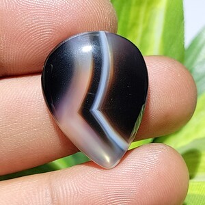 Black Banded Agate Cabochon Natural Banded Agate Gemstone, Stone Loose Gemstone For Making Jewelry At Whole Sale Price