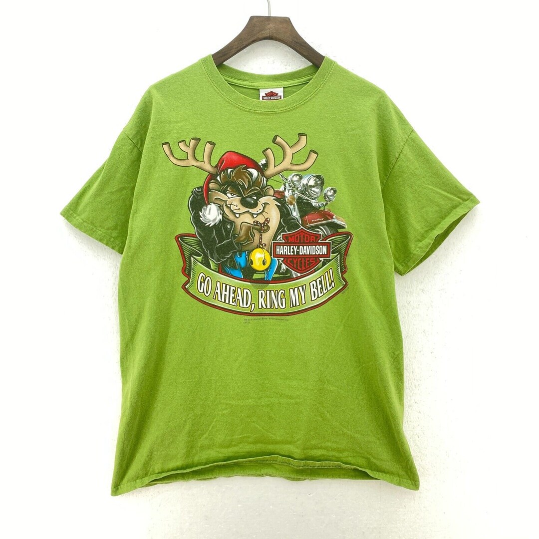 Harley Davidson Tasmanian Devil Warner Bros 2012 Green Vintage - Etsy