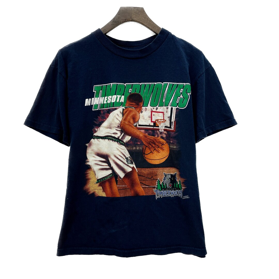 Minnesota Timberwolves Vintage Basketball Graphic Tshirt Size Etsy