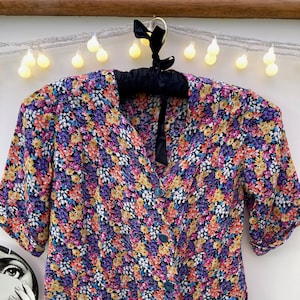 Vintage 1940s Floral Blouse
