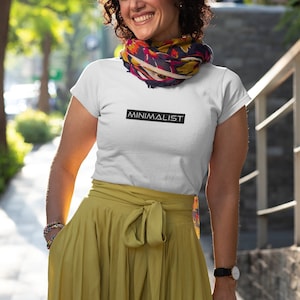 Minimalist Tshirt | Simple Unisex Tshirt | Gift for the Minimalist in your Life