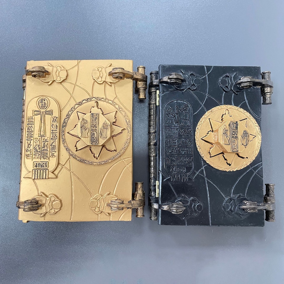 The Mummy Book of the Dead Magic Book Resin Craft Ornament - Etsy
