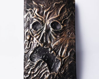 Libro réplica del Necronomicon de Evil Dead con cubierta de cuero artificial
