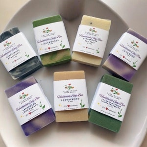 Handmade Cold Process Soap Bar, Scented Soaps, Organic Handcrafted, Moisturizing