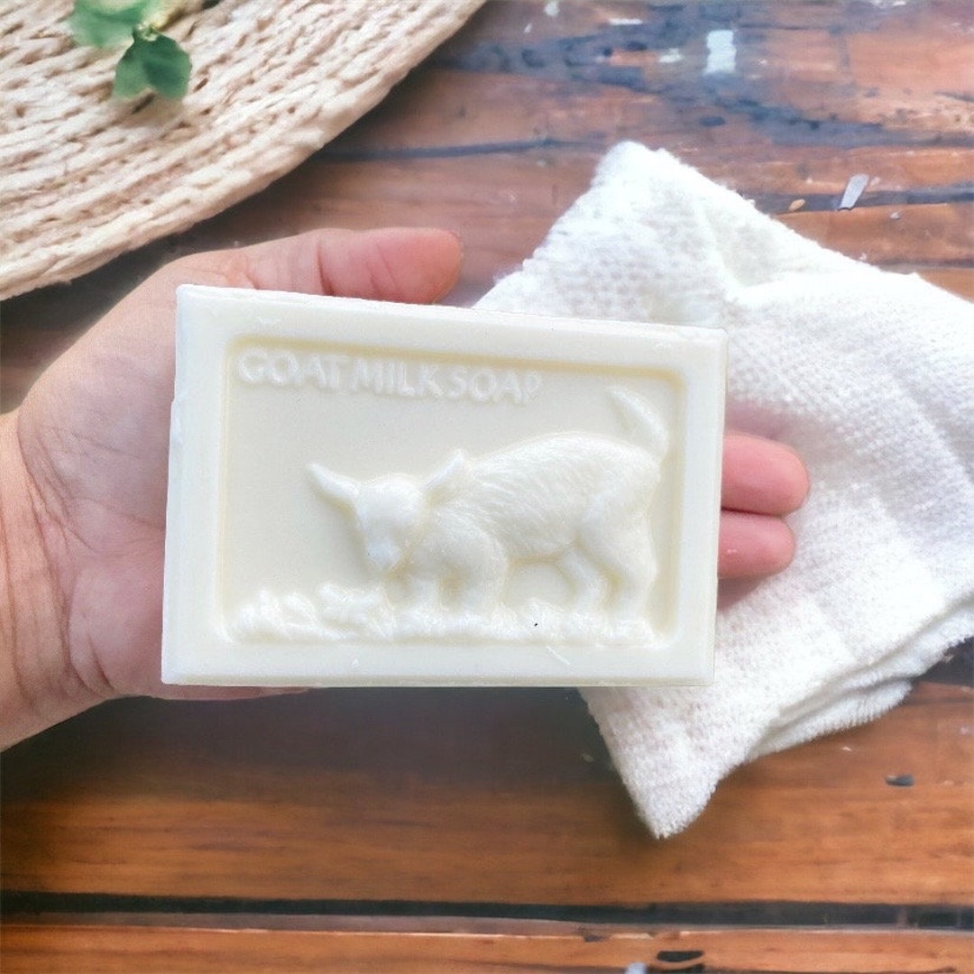 Goat Milk Artisan Bar Soap With Vitamin E, 5oz Melt & Pour Goat Milk