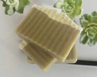 Handmade Moringa Soap Bar: Cold Process, Eco Friendly, Moisturizing