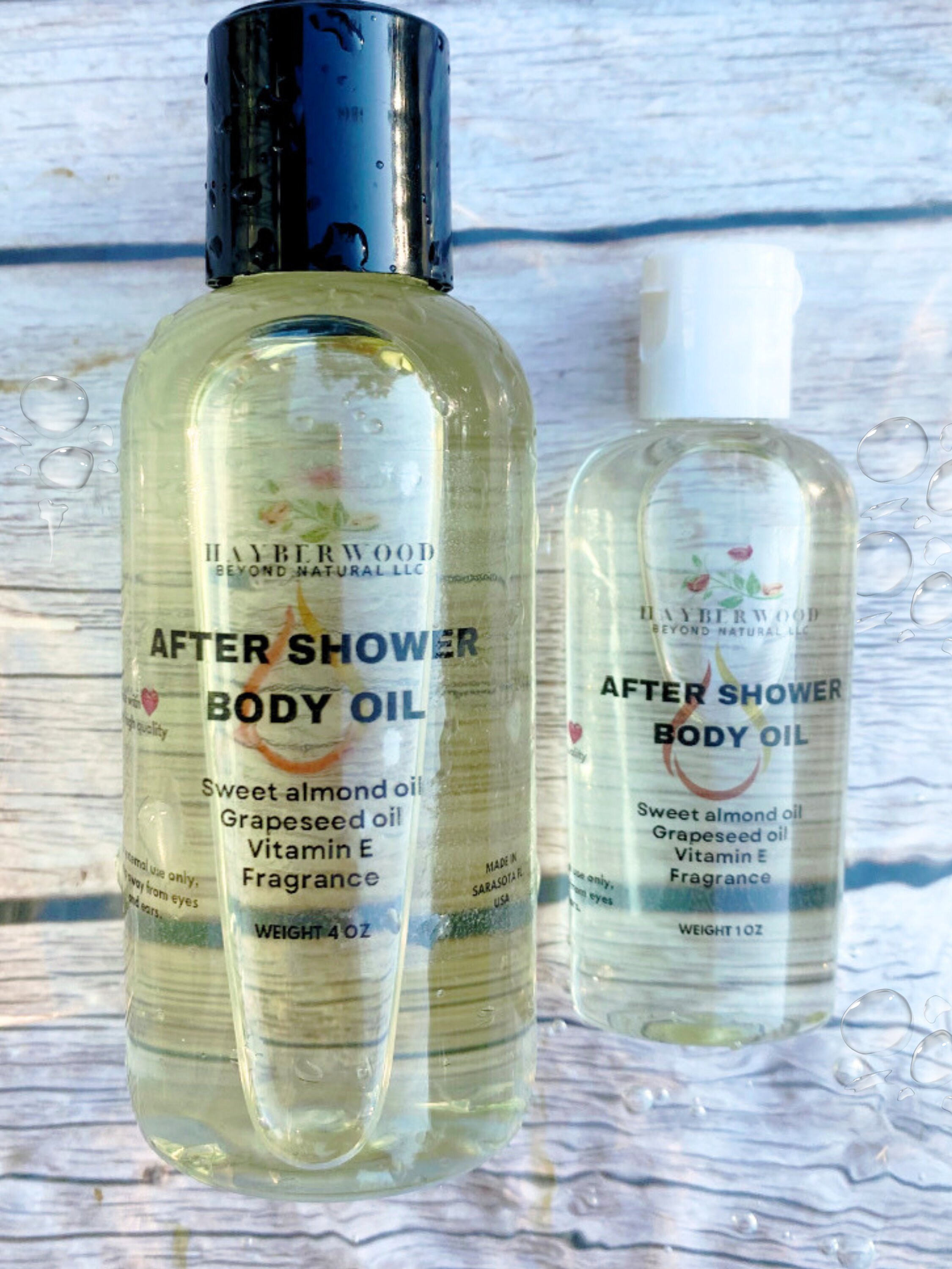 After Shower Body Oil With Vitamin E Moisturizing Bath Oil Etsy