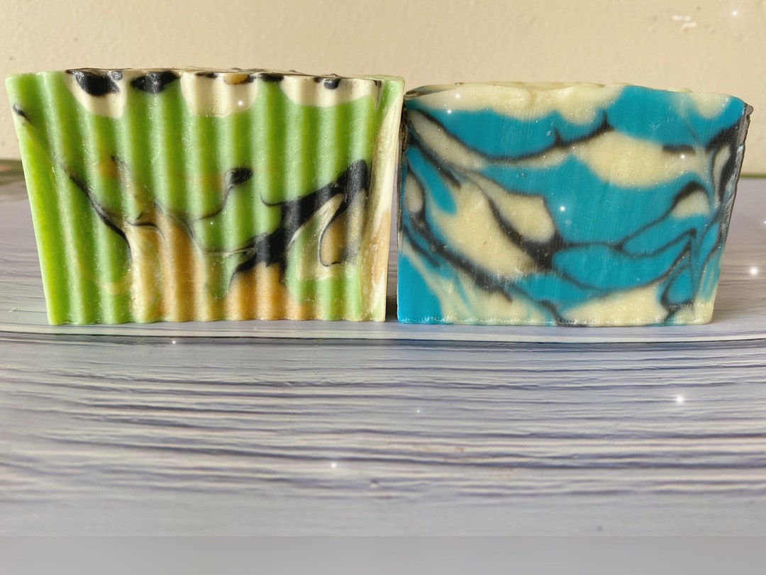 Set of 2 Artisan Handmade Bar Soaps Natural Homemade Bar Etsy
