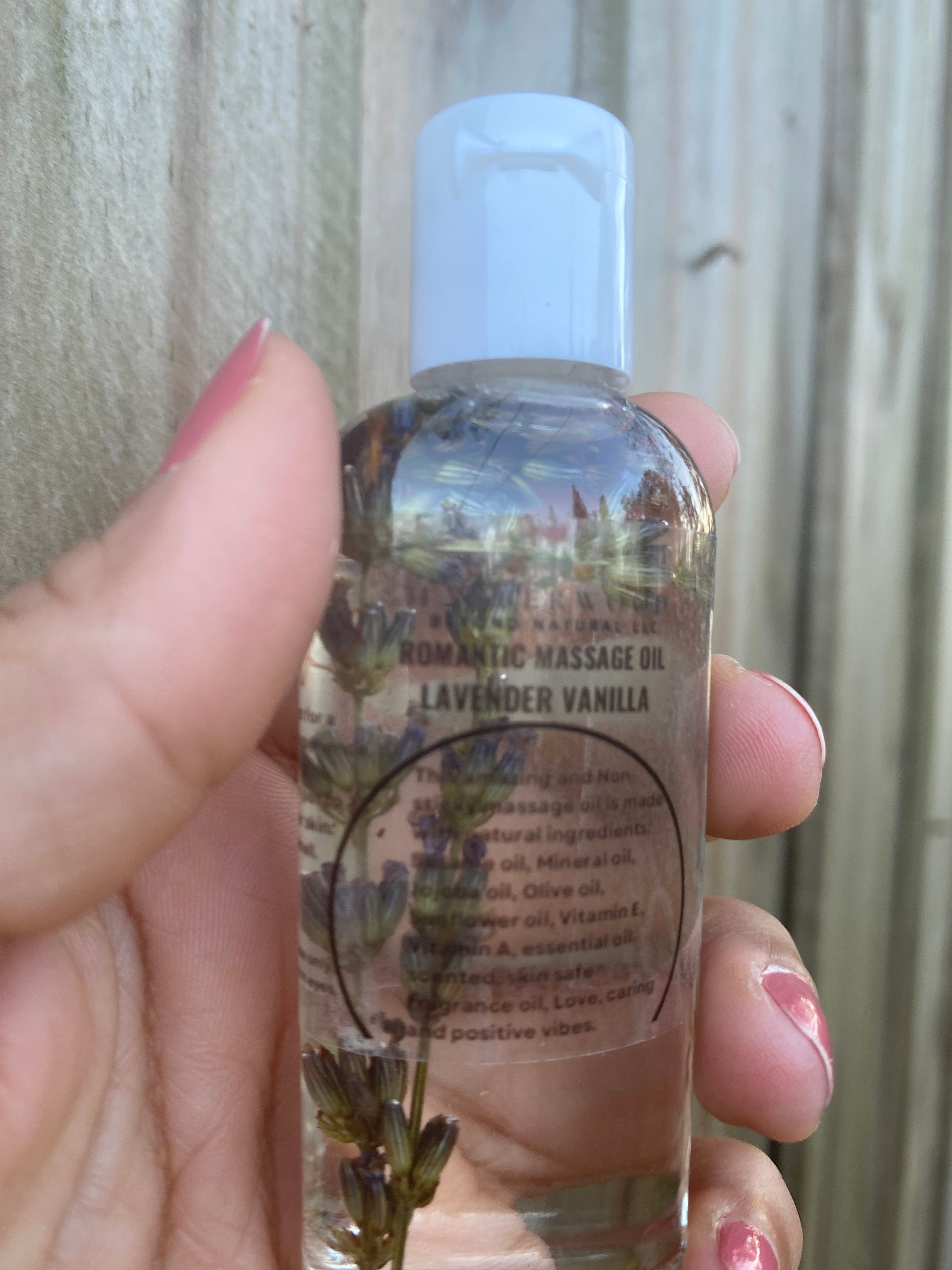 Romantic Massage Oil Gift Set Gift Set for Couples Lavender Etsy