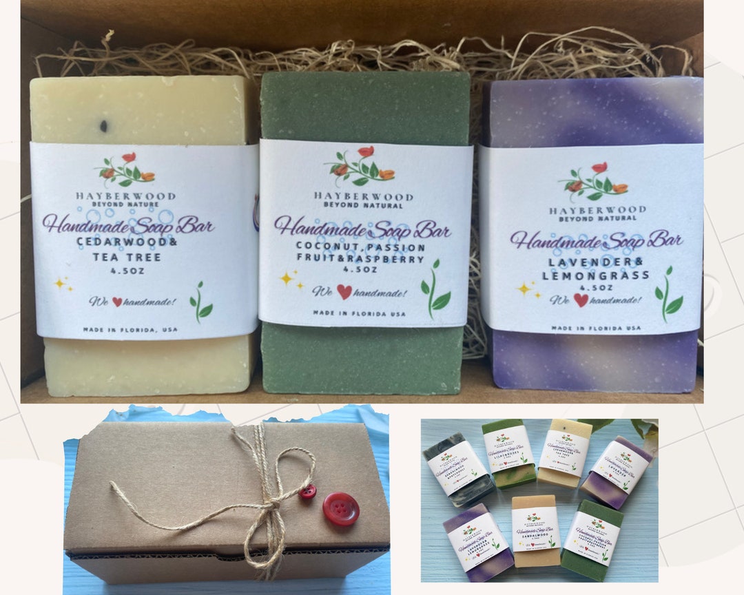 Artisan Handmade Soap Gift Set: Organic Cold Process Soaps - Etsy