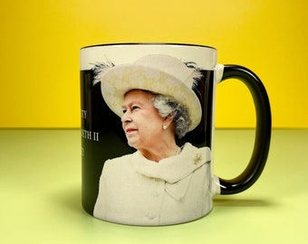 Mug Queen Elizabeth, imprimé Queen Elizabeth, Mug Queen Elizabeth, Queen Elizabeth ii, Queen Elizabeth 1926-2022 Mug