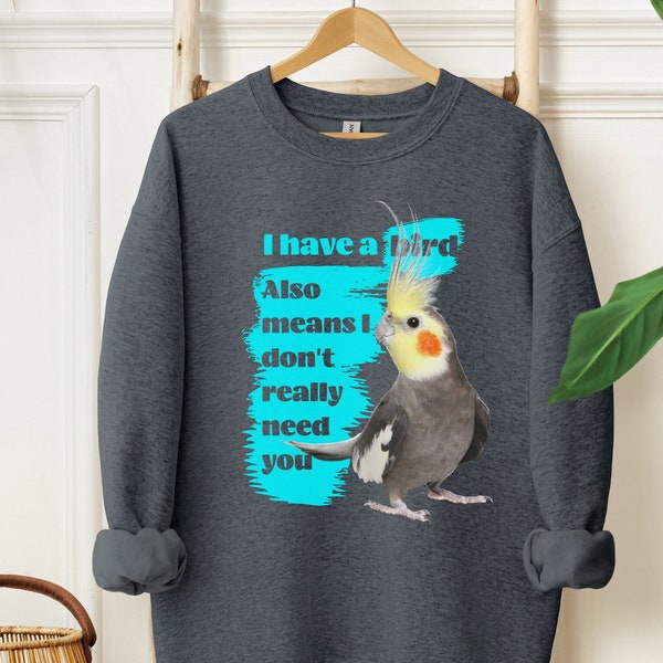 Cockatiel Shirt, Funny Parrot Lover Gift, Cute Bird Shirt, Cockatiel Lover, Pet Tee, Bird Mom Dad, Parrot tshirt, Cockatiel Gift, Bird Shirt