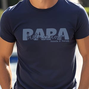 Personalized Papa Sweatshirt, Dad T-Shirt, Fathers Day Papa Shirt, Gifted Custom Name, Pregnancy Announcement, New Dad Gift, Dad To Be Gift