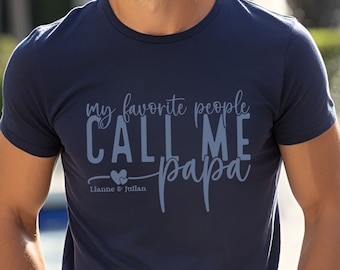 Personalized Dad Sweatshirt, Dad T-Shirt, Fathersday Gift, Custom Name Dad Hoodie, Pregnancy Announcement, New Dad Gift, Dad 2024 Shirt