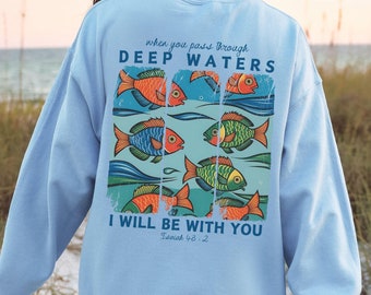 Sudadera cristiana, camisa versada en la Biblia, sudadera con capucha cristiana, camiseta fiel, regalos religiosos, suéter bíblico, sudadera con capucha de Isaías