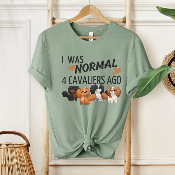 Personalized Cavalier King Charles Spaniel Sweater, Custom Dog Mom Gift, Dog Lover Gift, Custom Dog Shirt, Birthday Gift Dad