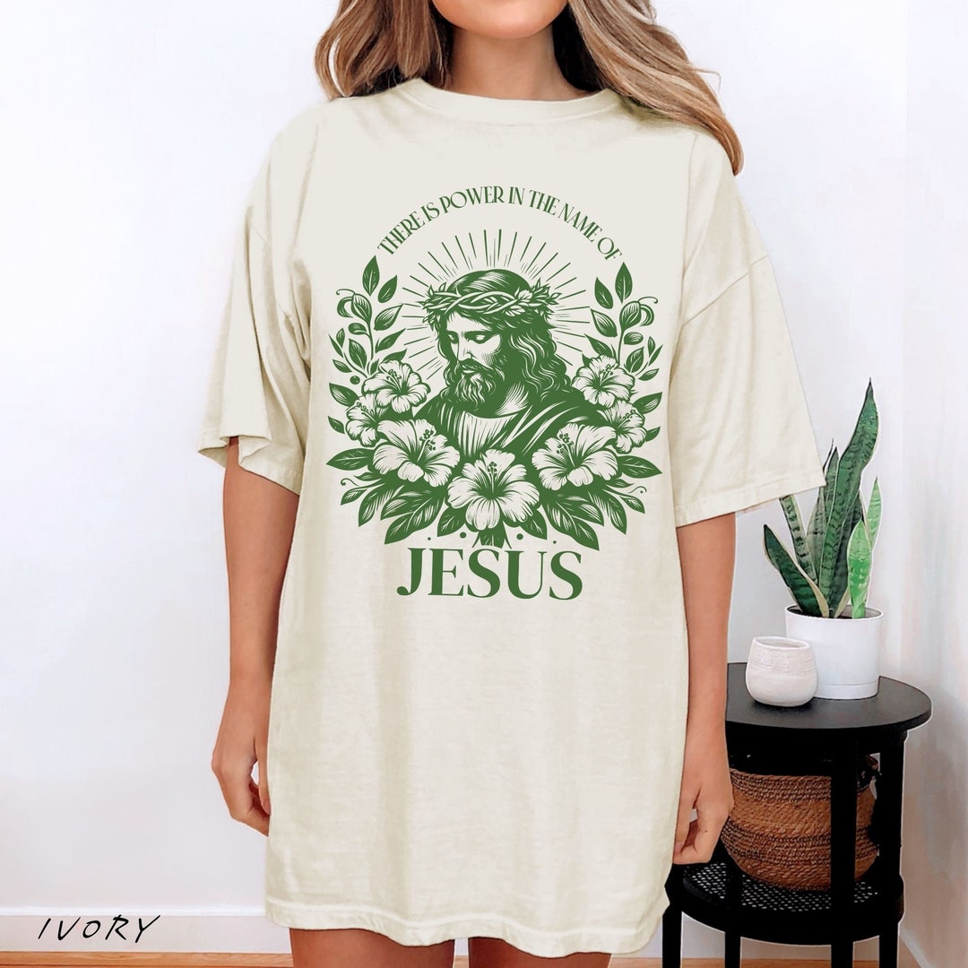Vintage Jesus Shirt, There is Power in the Name of Jesus, Christian Tee ...