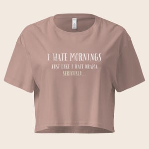 Seriously... Women’s Crop Top – Drama-Free Vintage Vibes