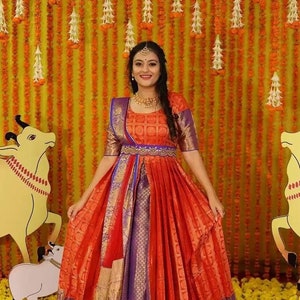 Pattu gowns online sale