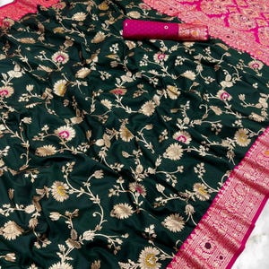 Banarasi Saree,Silk Saree,Saree For USA,Wedding Saree