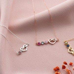 Family Birthstone Necklace, Birthstone Necklace, Birth Stone Necklace, Mothers Necklace, Gift for Mum, Birthday Gift, Birthstone Jewelry