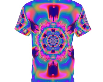 Psychedelic Unisex Holographic Variation Fractal Tee