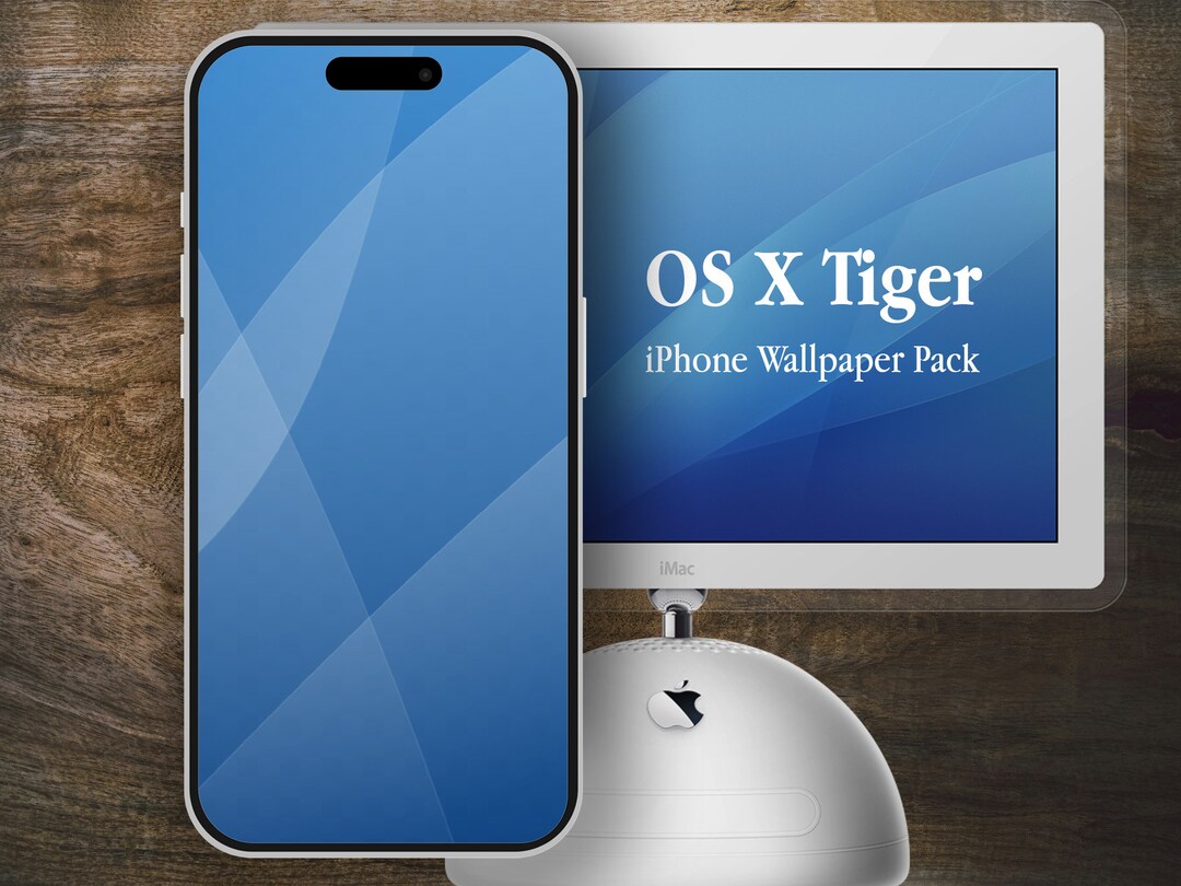 Classic OS X Tiger Wallpaper Pack, Retro, Aesthetic Wallpaper DIGITAL ...