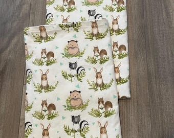 Bunny receiving blankets