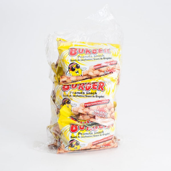 Nkatie Burger Peanuts Ghana Nigerian Snack (pack of 12) - BACK IN STOCK!!!!