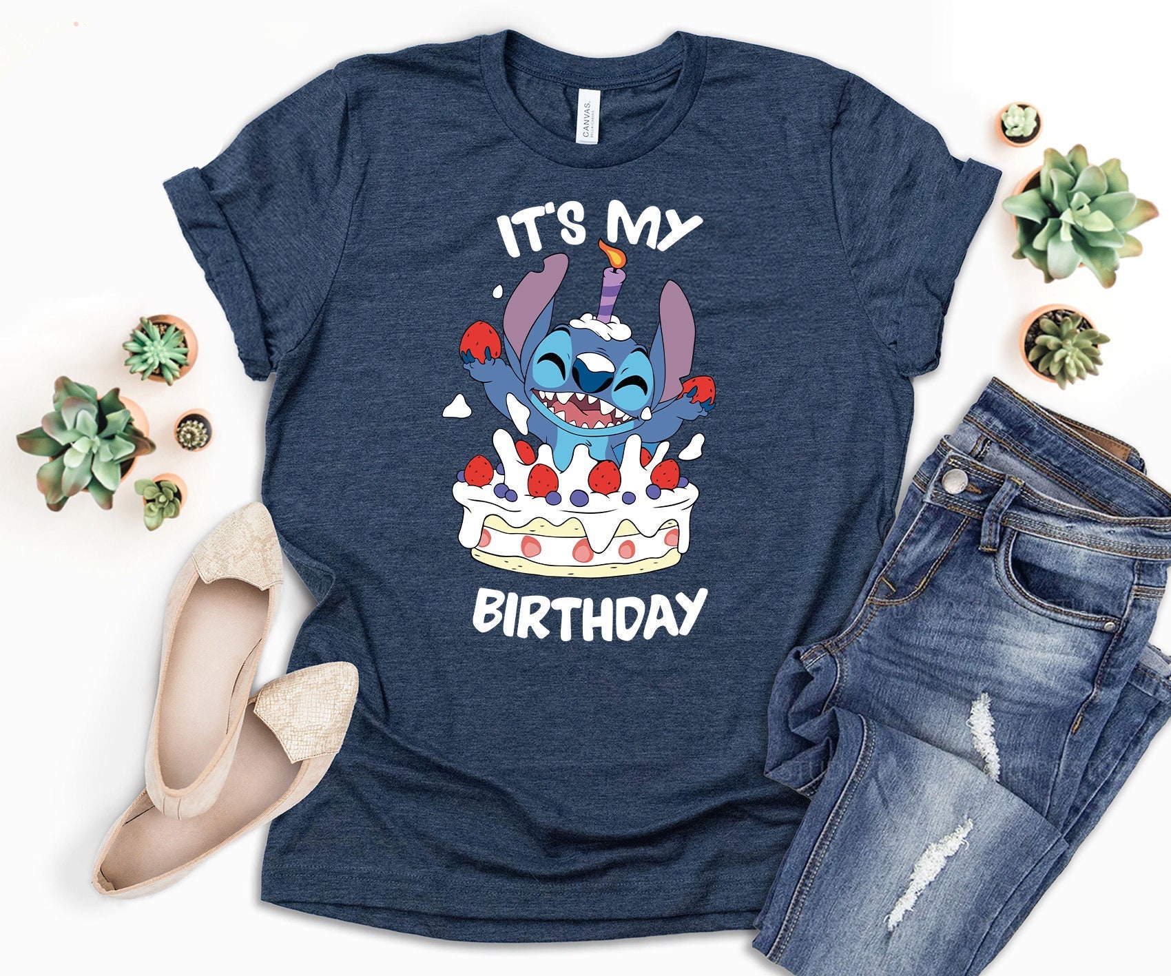 Discover It's My Birthday T-shirt, Stitch Shirt, Disney Birthday Shirt, Stitch Party Shirt