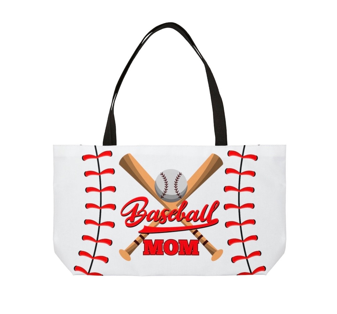 Personalize Baseball Bag, Baseball Mom Bag Weekender Tote Bag Sports