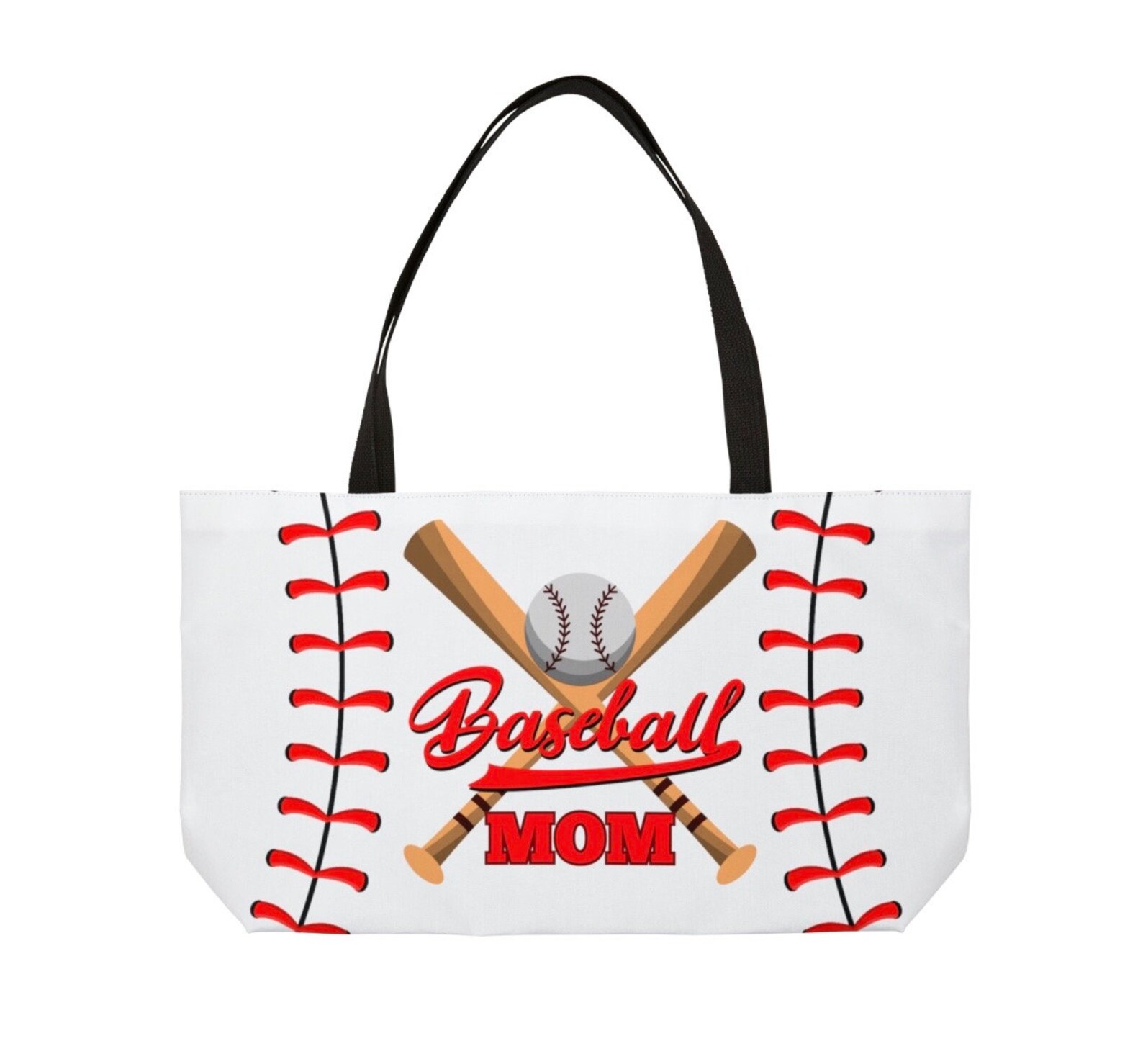 Personalize Baseball Bag, Baseball Mom Bag Weekender Tote Bag Sports