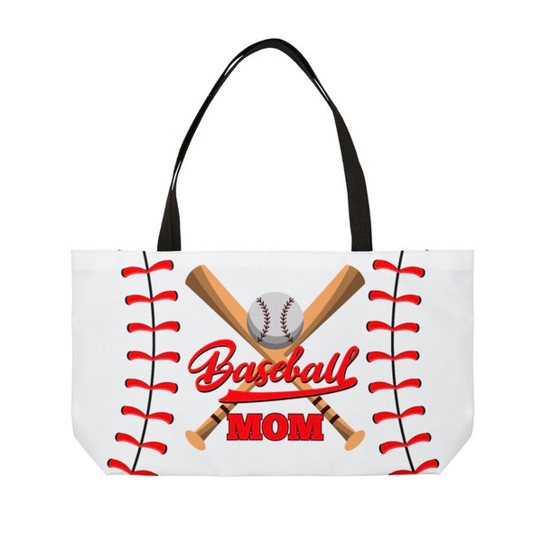 Personaliseer honkbaltas, honkbal moeder tas Weekender Tote tas sporttas honkbal Tote honkbal tas, aanpasbare tas