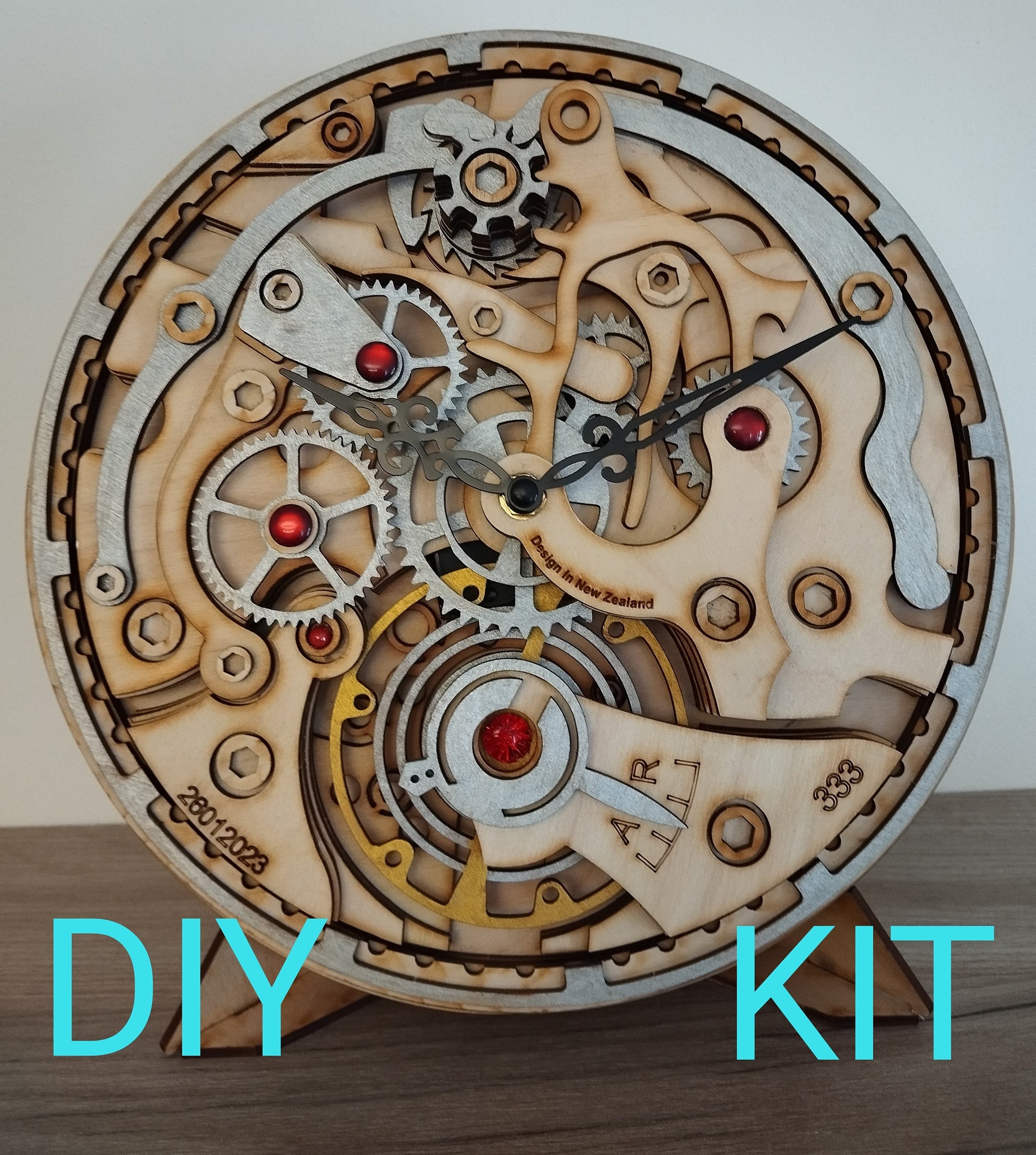 1 Ensemble De Kit De Réparation D'horloge À Quartz DIY, 22mm